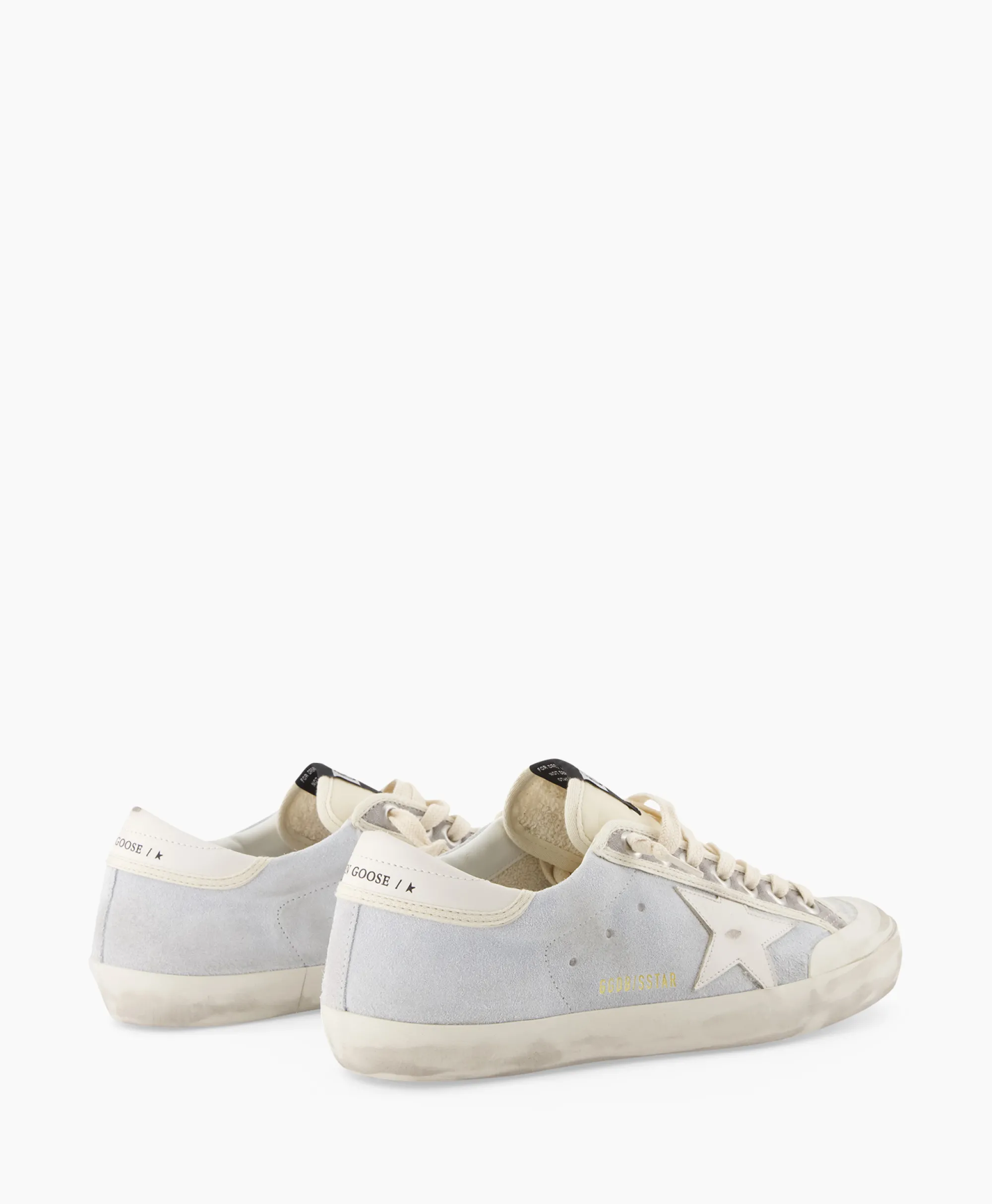 Golden Goose Sneaker Super Star Suede Licht Grijs*Heren Sneakers