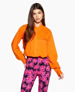 Harper & Yve Harper & Yve Blouse Yasmin-Ls Oranje*Dames Blouses
