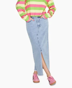 Harper & Yve Harper & Yve Midi Rok Yve-Sk Licht Blauw*Dames Rokken