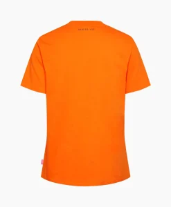 Harper & Yve Harper & Yve T-Shirt Korte Mouw Followthesun-Ss Oranje*Dames T-Shirts & Tops