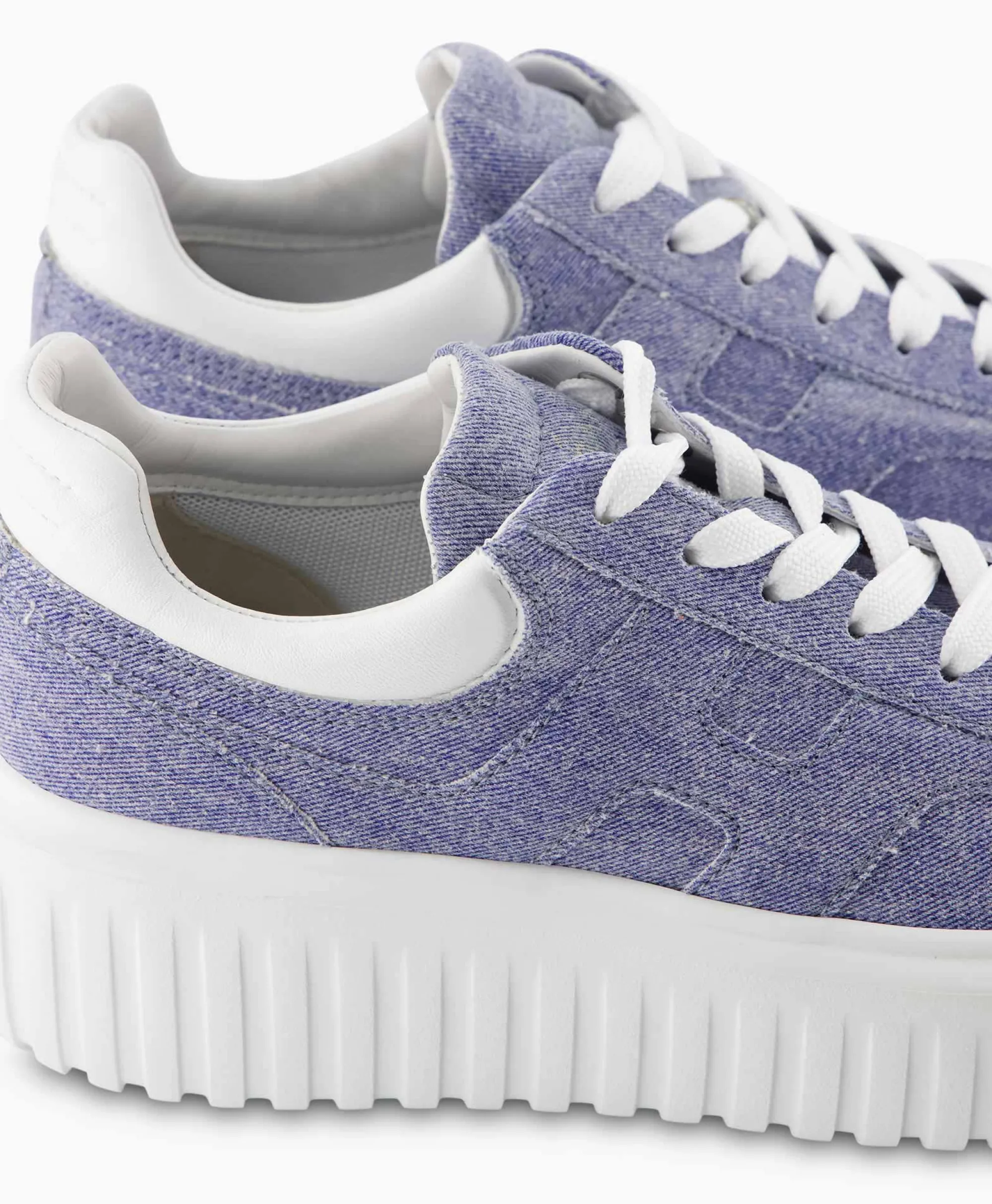 Hogan Sneaker H-Stripes Blauw*Dames Sneakers