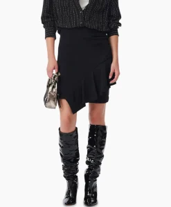 Iro Mink Clea Zwart*Dames Rokken