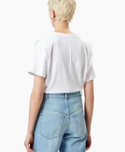 Isabel Marant T-Shirt Korte Mouw Zelitos-Ga Wit*Dames T-Shirts & Tops