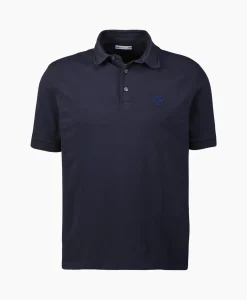 Jacob Cohen Polo M/C Dettagli Con Popeline Donker Blauw*Heren Polo's