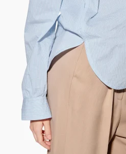 Luisa Cerano Blouse 298442/3600-0 Blauw Dessin*Dames Blouses