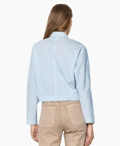 Luisa Cerano Blouse 298422/3600-0 Blauw Dessin*Dames Blouses