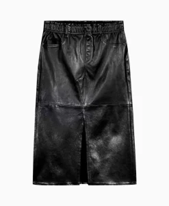 Luisa Cerano Midi Rok 598226/9806-0 Zwart Dessin*Dames Rokken