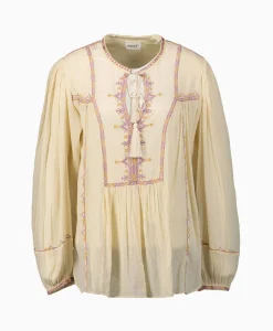 Marant Étoile Marant Etoile Blouse Sileika-Ge Beige*Dames Blouses