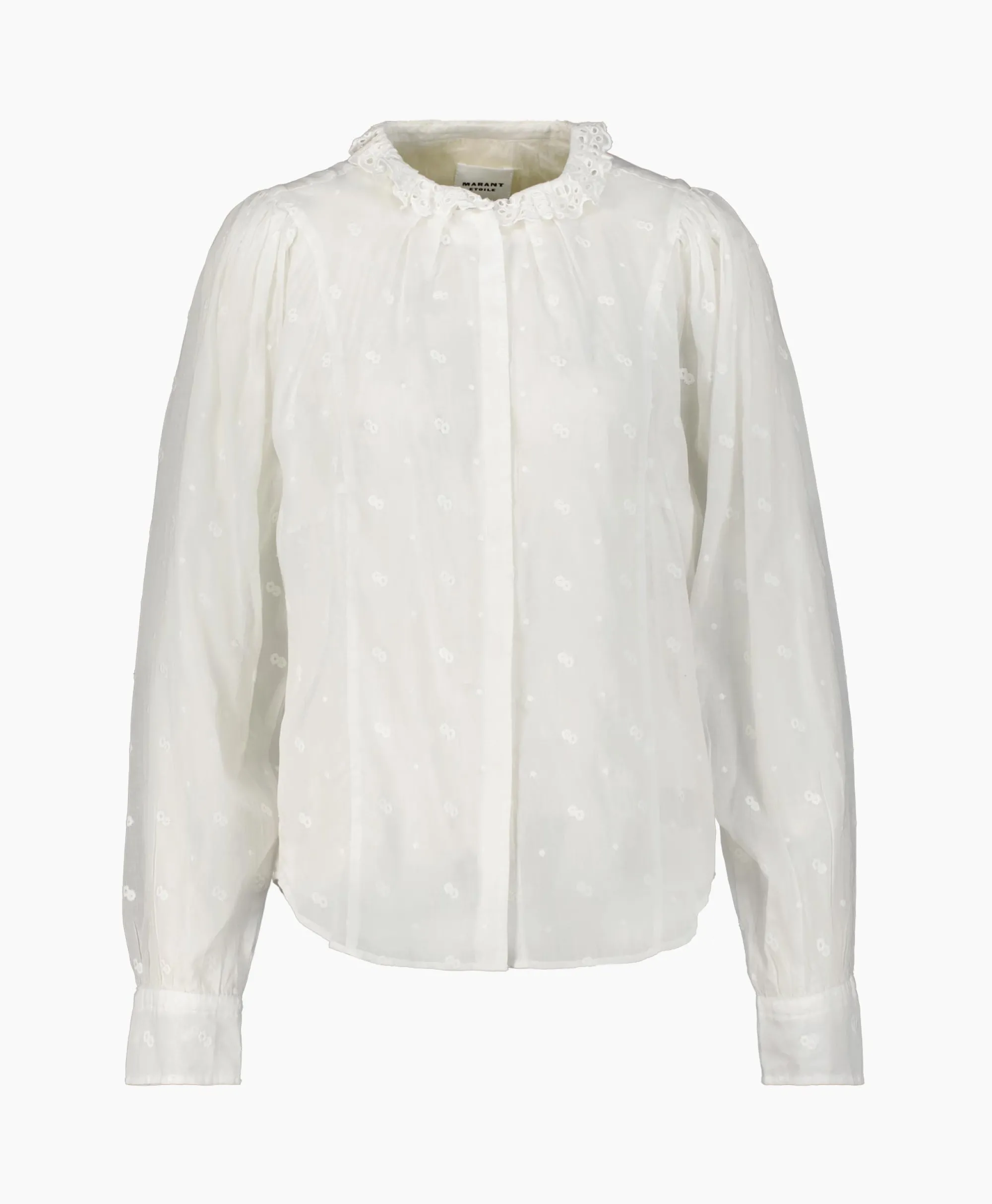 Marant Étoile Marant Etoile Blouse Terzali-Gc Wit*Dames Blouses