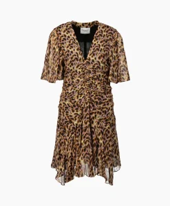 Marant Étoile Marant Etoile Mini Jurk Vivienne-Gc Oker*Dames Jurken