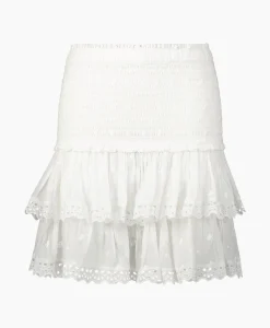 Marant Étoile Marant Etoile Minirok Tinaomi-Gc Wit*Dames Rokken