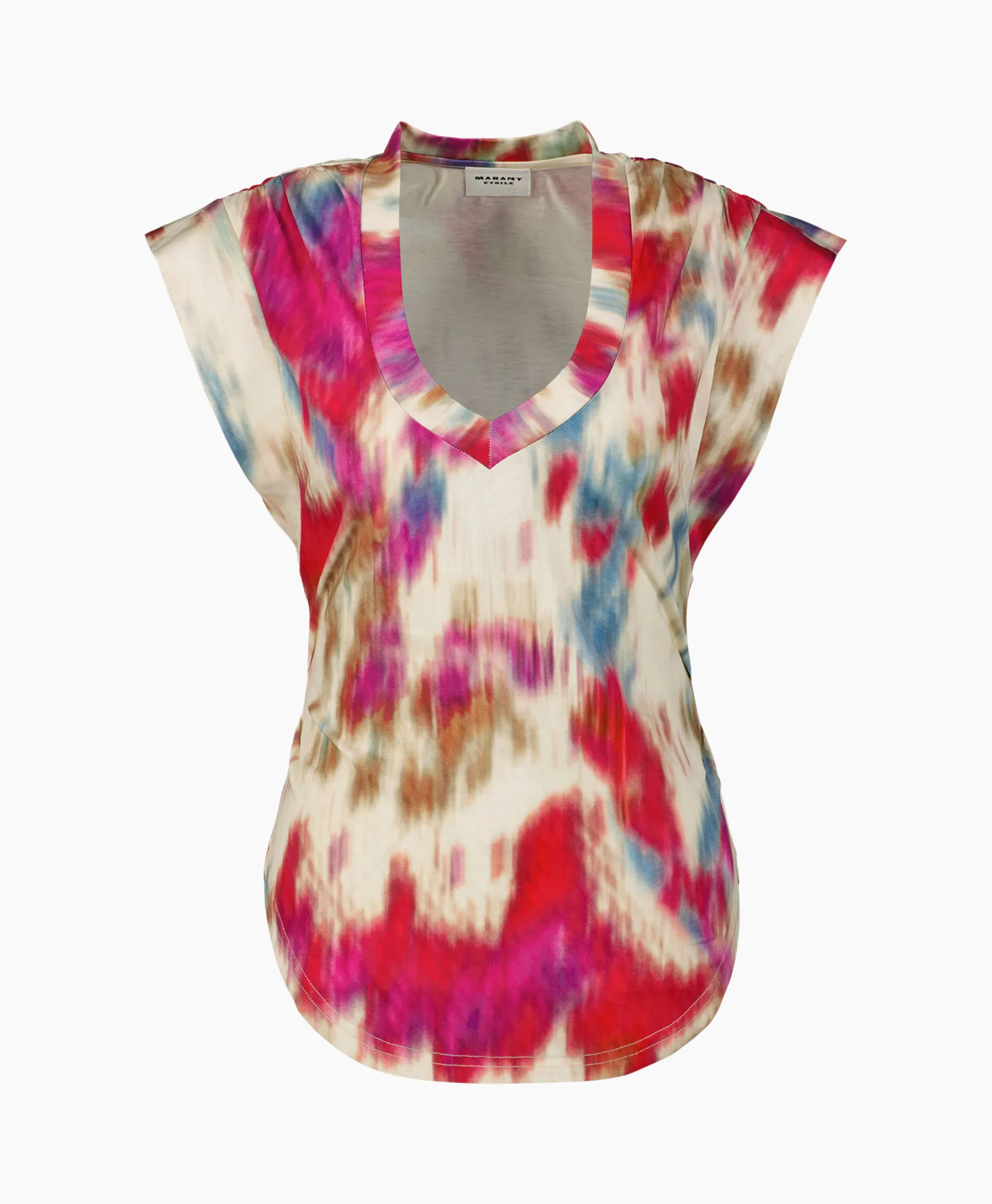 Marant Étoile Marant Etoile T-Shirt Korte Mouw Zilen-Gb Beige*Dames T-Shirts & Tops