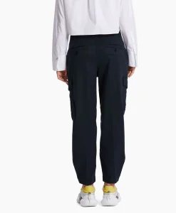 Marc Cain Pants Broek Wp 81.12 W50 Blauw*Dames Broeken