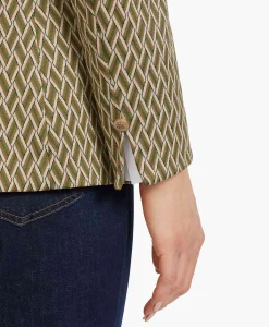 Marccain Collectie Blazer Vc 34.27 J60 Groen*Dames Blazers