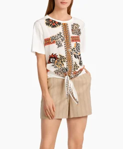 Marccain Collectie Blouse Wc 55.10 J52 Off White*Dames Blouses