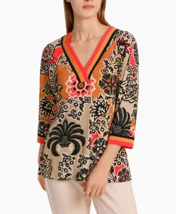 Marccain Collectie Blouse Wc 55.08 J48 Oranje*Dames Blouses