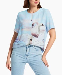 Marccain Collectie Blouse Wc 55.07 J08 Licht Blauw*Dames Blouses