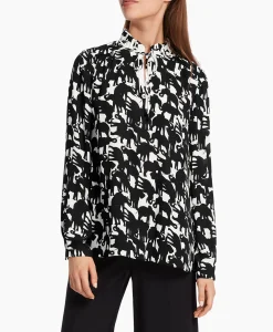 Marccain Collectie Blouse Wc 51.16 W13 Zwart*Dames Blouses