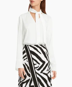 Marccain Collectie Blouse Wc 51.17 W08 Off White*Dames Blouses