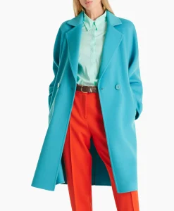 Marccain Collectie Coat Wc 11.02 W33 Turquoise*Dames Jassen