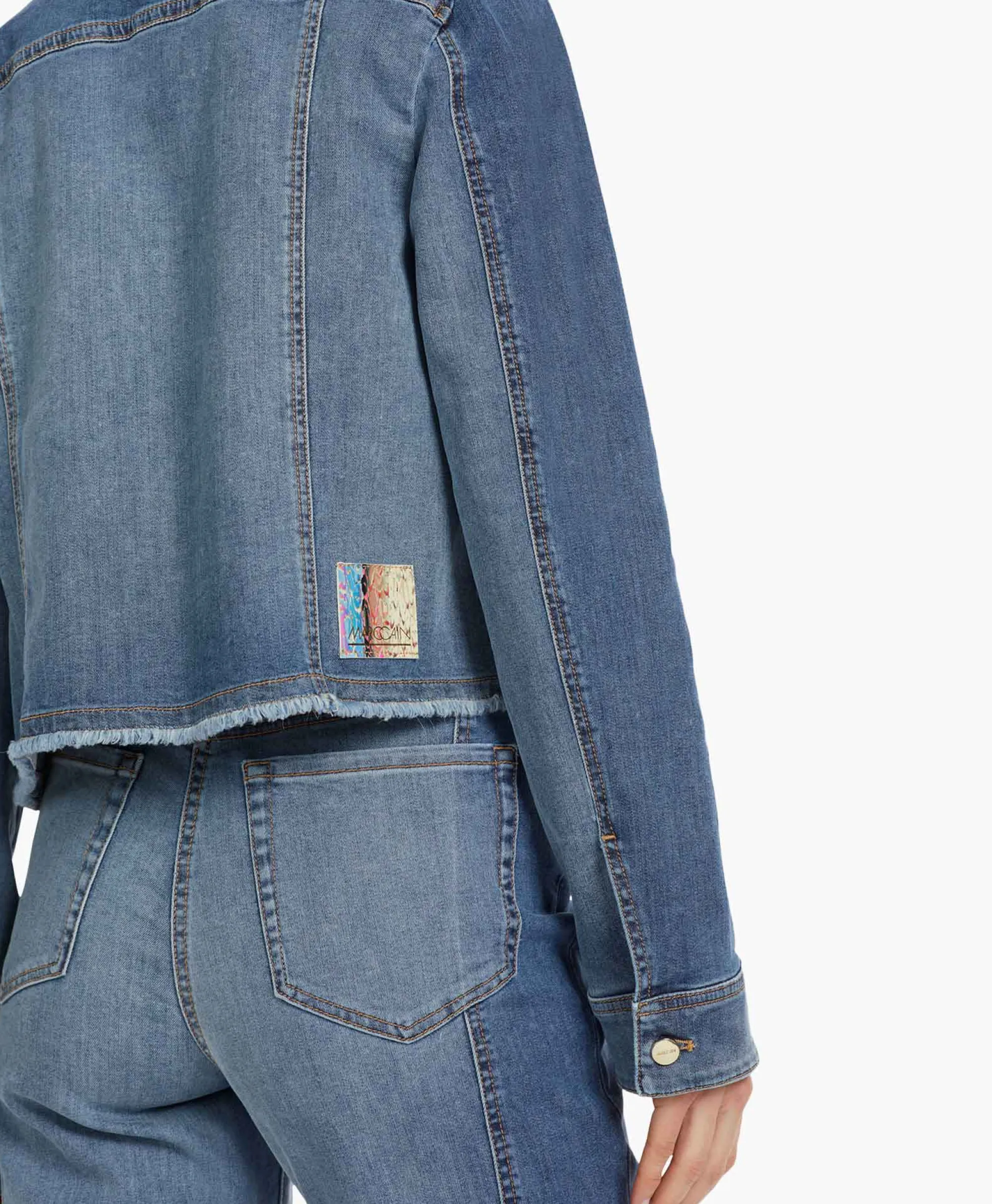 Marccain Collectie Jack Vc 31.04 D08 Blauw*Dames Jassen