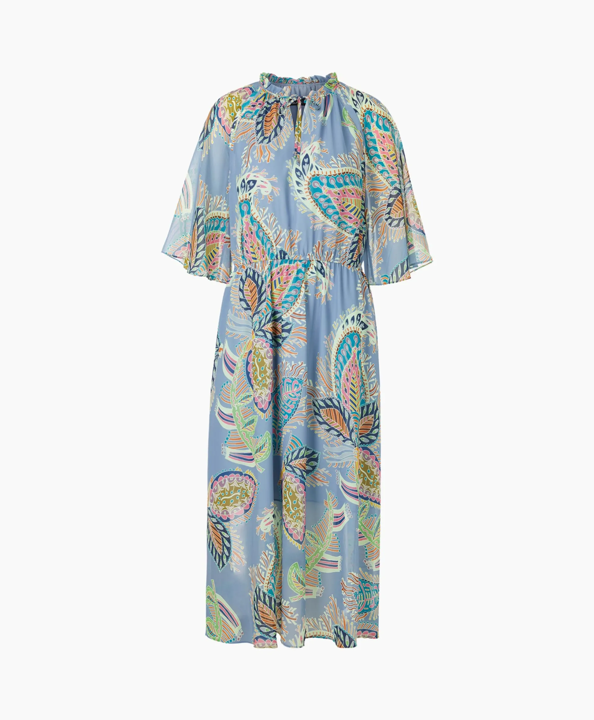 Marccain Collectie Jurk Wc 21.52 W74 Licht Blauw*Dames Bruiloftskleding