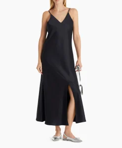 Marccain Collectie Jurk Wc 21.21 W15 Midden Blauw*Dames Bruiloftskleding