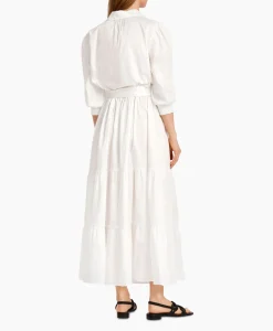 Marccain Collectie Jurk Wc 21.56 W35 Off White*Dames Bruiloftskleding