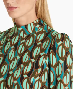 Marccain Collectie Jurk Wc 21.04 J01 Groen*Dames Bruiloftskleding