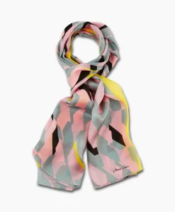 Marccain Collectie Sjaal Vc B4.15 Z15 Licht Blauw*Dames Sjaals