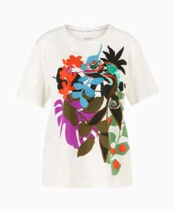 Marccain Collectie T-Shirt Wc 48.10 J07 Off White*Dames T-Shirts & Tops
