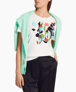 Marccain Collectie T-Shirt Wc 48.32 J06 Off White*Dames T-Shirts & Tops