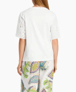 Marccain Collectie T-Shirt Wc 48.62 J81 Wit*Dames T-Shirts & Tops