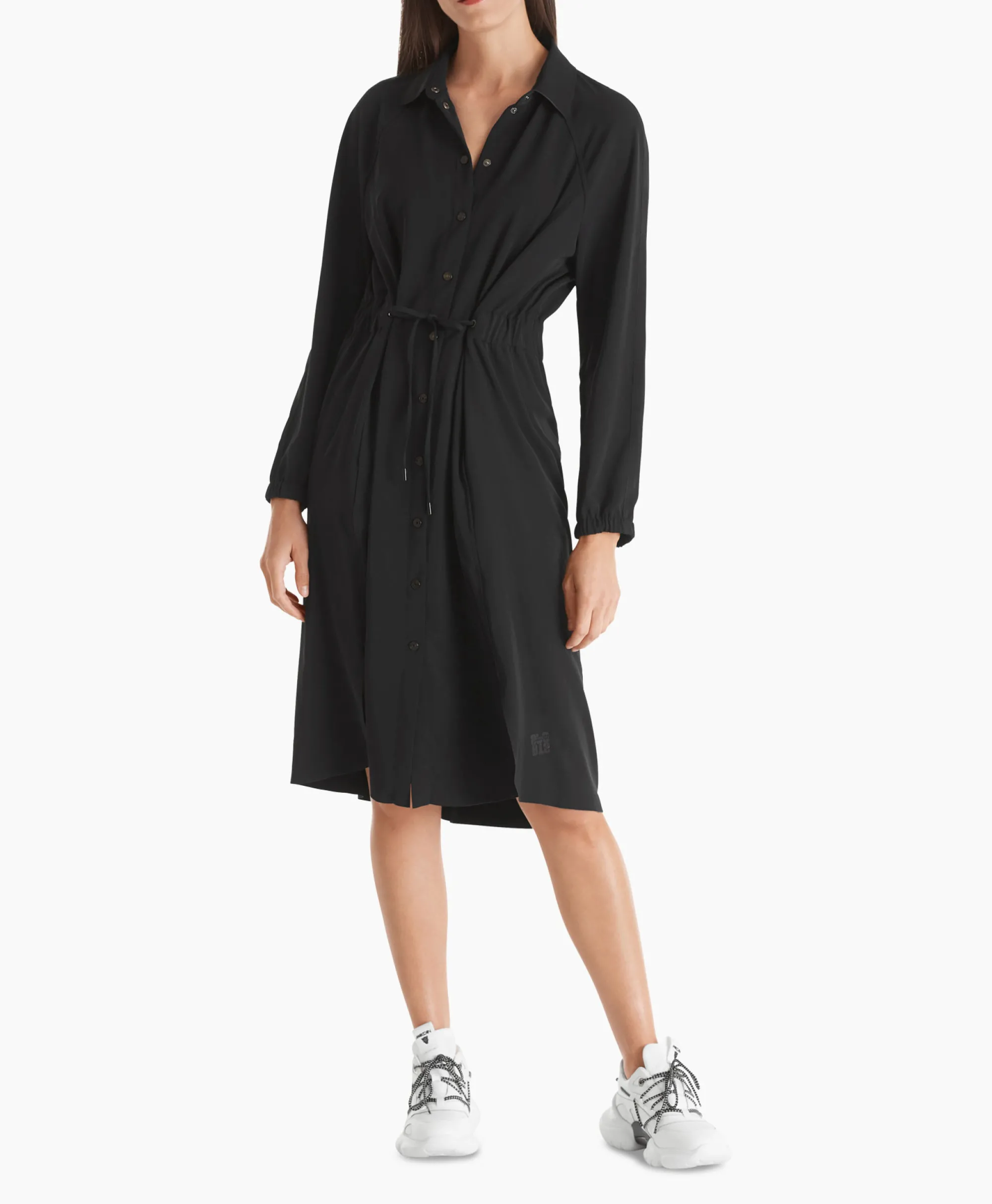 Marccain Sport Jurk Ws 21.14 W28 Zwart*Dames Bruiloftskleding