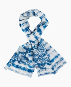 Marccain Sport Sjaal Us B4.07 Z27 Blauw*Dames Sjaals