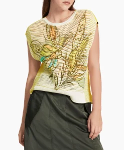 Marccain Sport Top Ws 42.01 M19 Geel*Dames T-Shirts & Tops