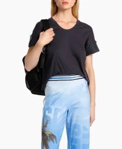 Marccain Sport T-Shirt Ws 48.31 J55 Midden Blauw*Dames T-Shirts & Tops