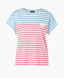 Marccain Sport T-Shirt Ws 48.42 J90 Blauw*Dames T-Shirts & Tops