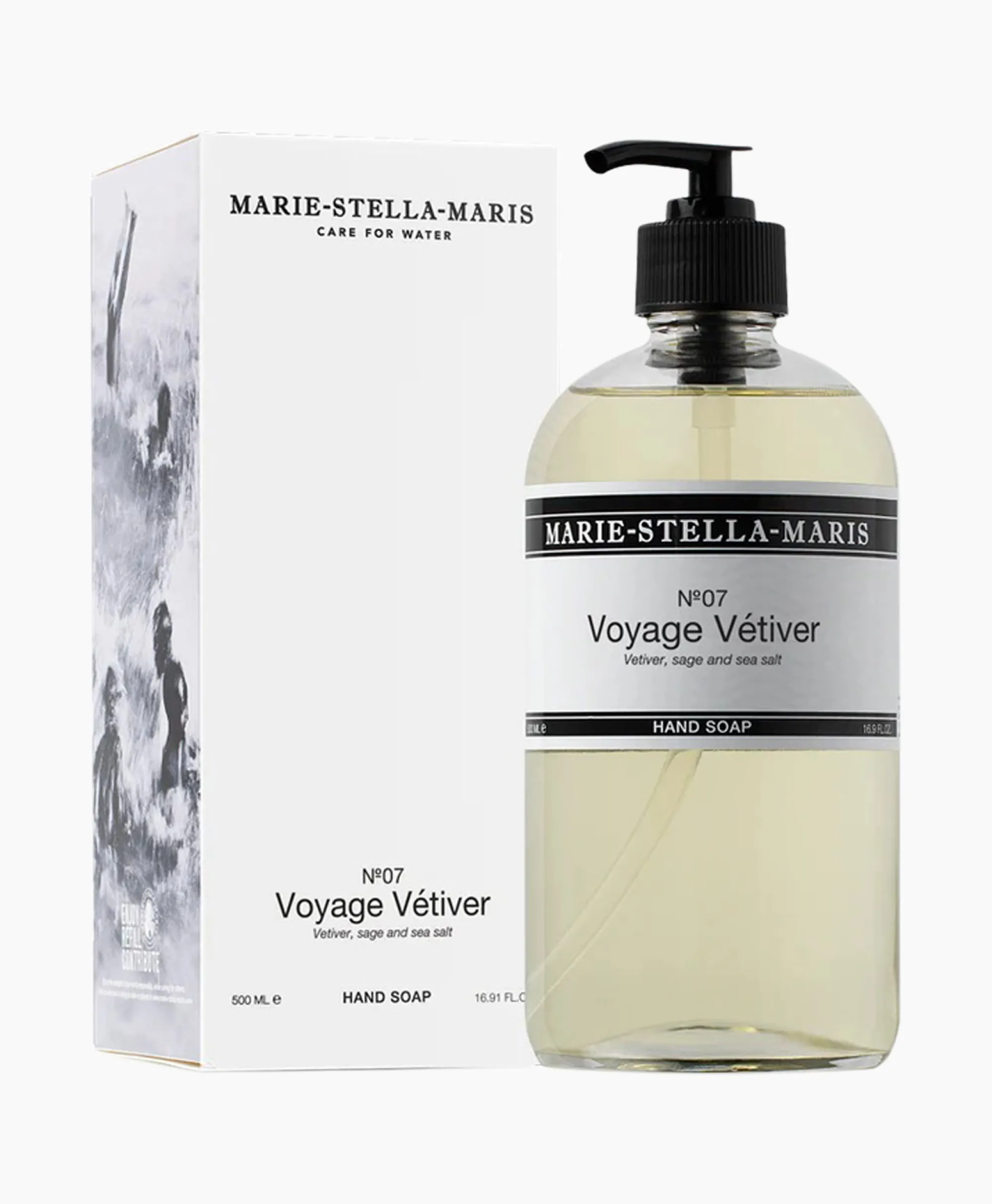 Marie-stella-maris Hand Soap Voyage Vetiver 500 Ml Glass Diversen*Lifestyle Lifestyle