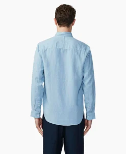 Nn07 Overhemd Arne Licht Blauw*Heren Overhemden