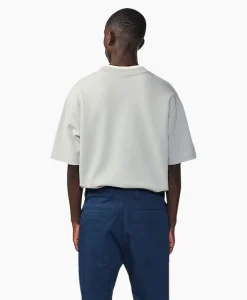 Nn07 T-Shirt Nat Logo Tee Beige*Heren T-Shirts