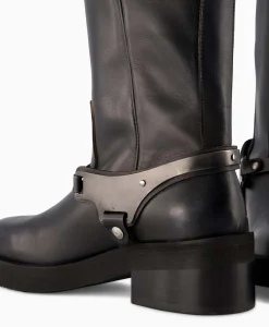 Nubikk Lange Laars Eve Lynn Zwart*Dames Laarzen