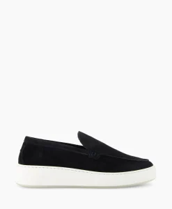 Nubikk Loafer Jiro Mio Donker Blauw*Heren Instappers