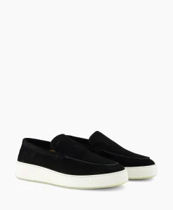 Nubikk Loafer Jiro Mio Zwart*Heren Instappers