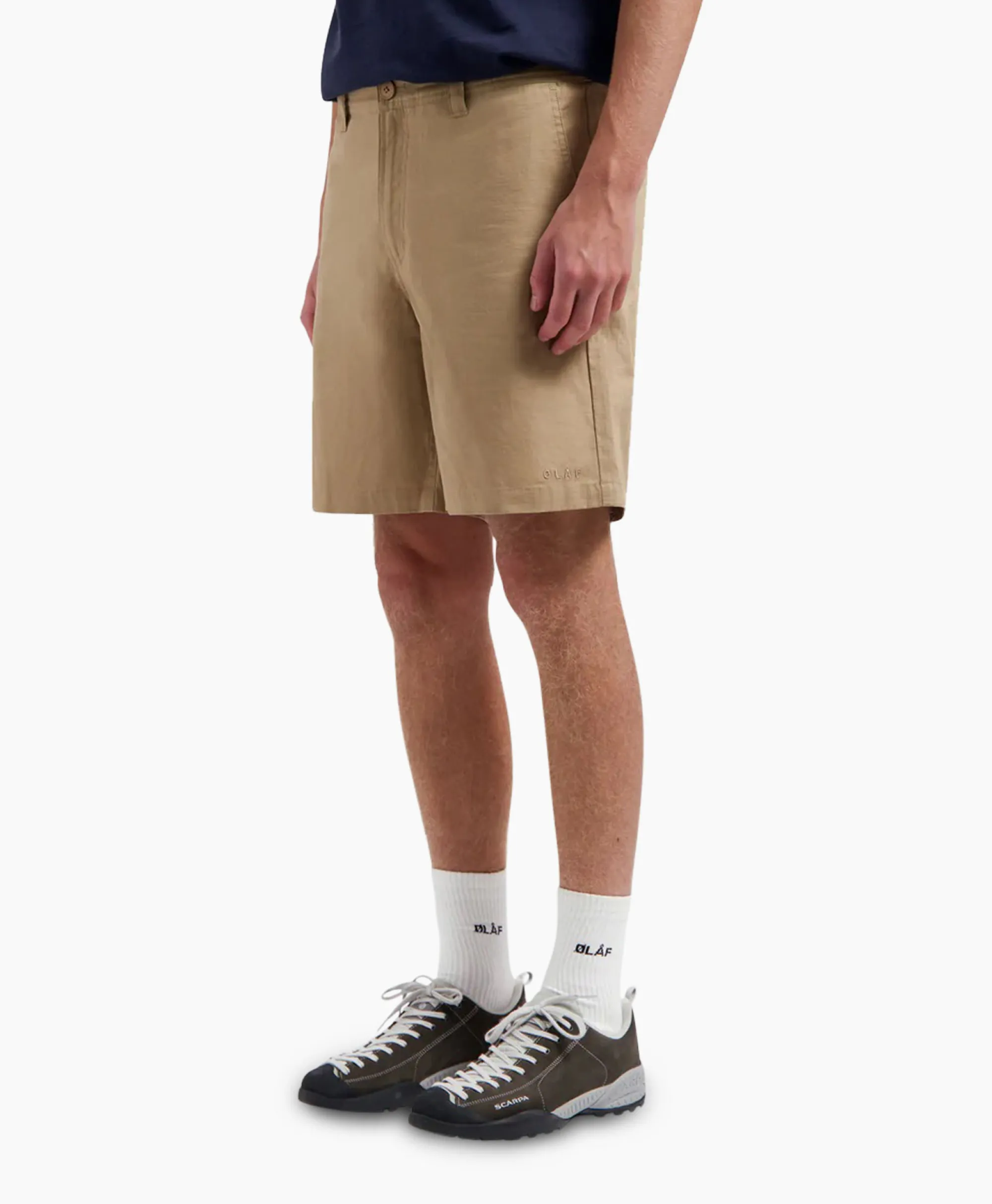 Olaf Hussein Korte Broek Utility Khaki*Heren Broeken