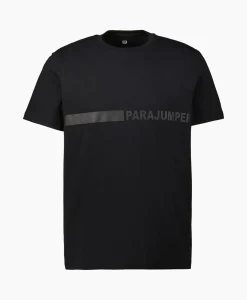 Parajumpers T-Shirt Korte Mouw Space Zwart*Heren T-Shirts