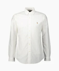 Ralph Lauren Overhemd Classic Oxford Wit*Heren Overhemden