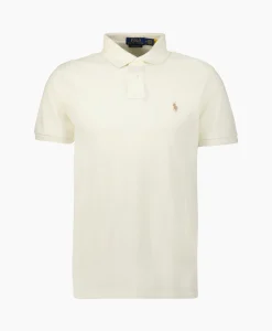 Ralph Lauren Polo Short Sleeve-Knit Zand*Heren Polo's