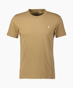 Ralph Lauren T-Shirt Korte Mouw Short Sleeve Beige*Heren T-Shirts