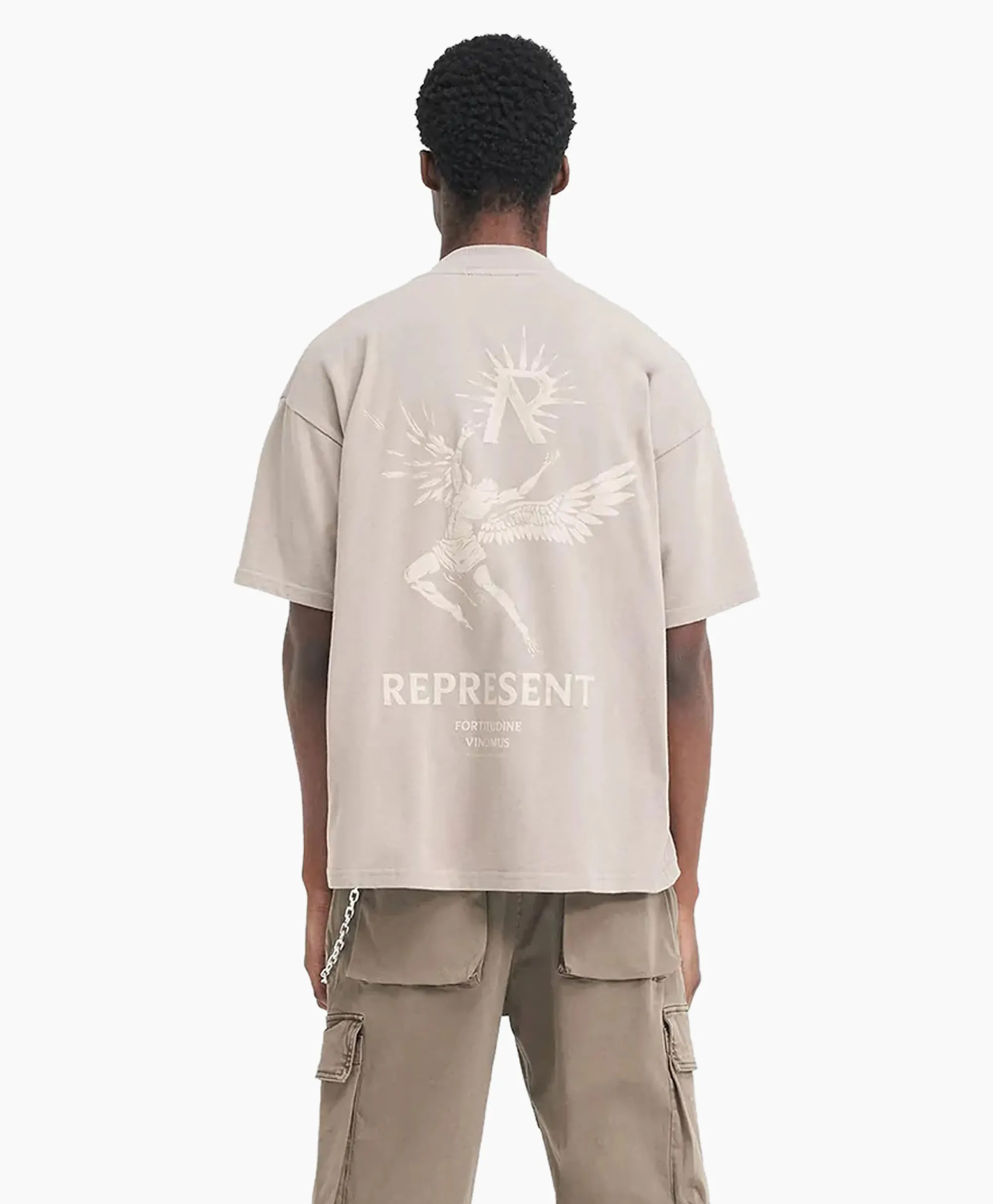 Represent Top & T-Shirt Icarus Beige*Heren T-Shirts